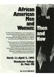 African American Men and Women: Then and Now